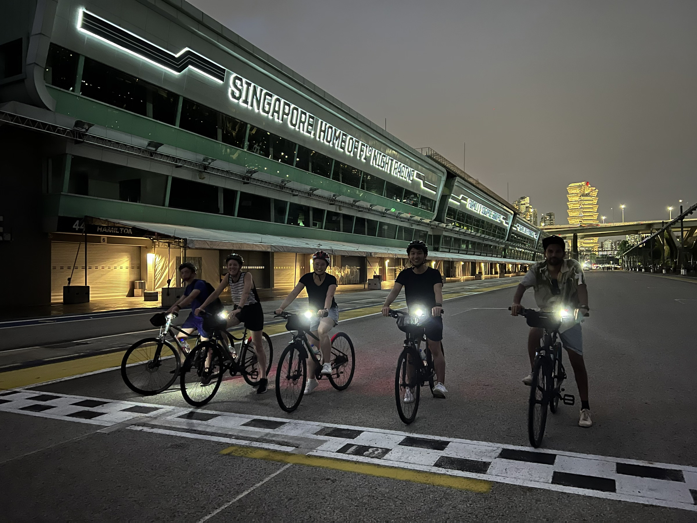 Marina Bay, Night Bike Tour
