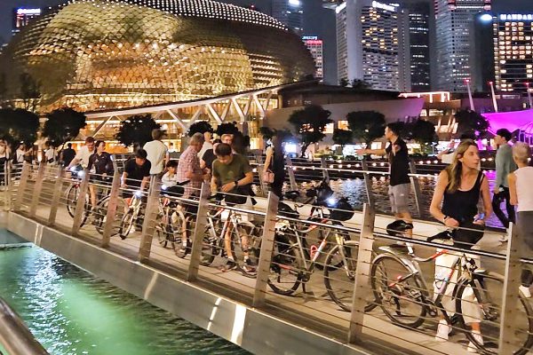Marina Bay, Night Bike Tour