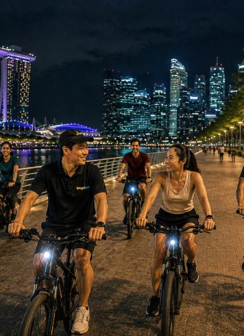 Marina Bay Night Bike Tour Singapore