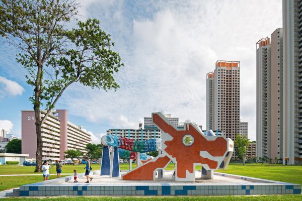 Playground Dragon Structure Urban Setting, Toa Payoh Dragon Playground_original